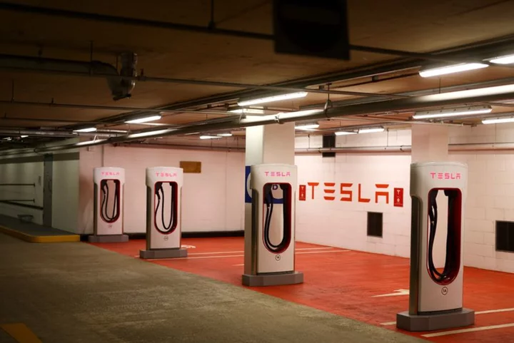 UK petrol station group EG to buy Tesla charging units