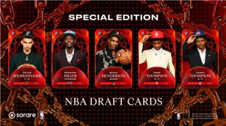 Sorare Announces Auction of Special Edition NBA Cards to Mark Historic Draft