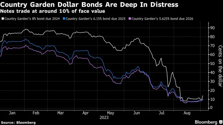 Country Garden Dollar Bond Coupon Due as Yuan Debt Vote to End