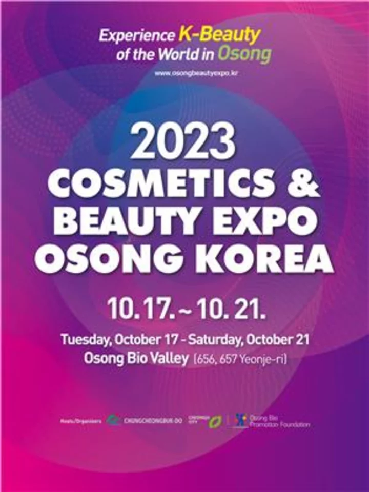 Cosmetics & Beauty Expo Osong Korea 2023 to be held from Oct 17 to 21