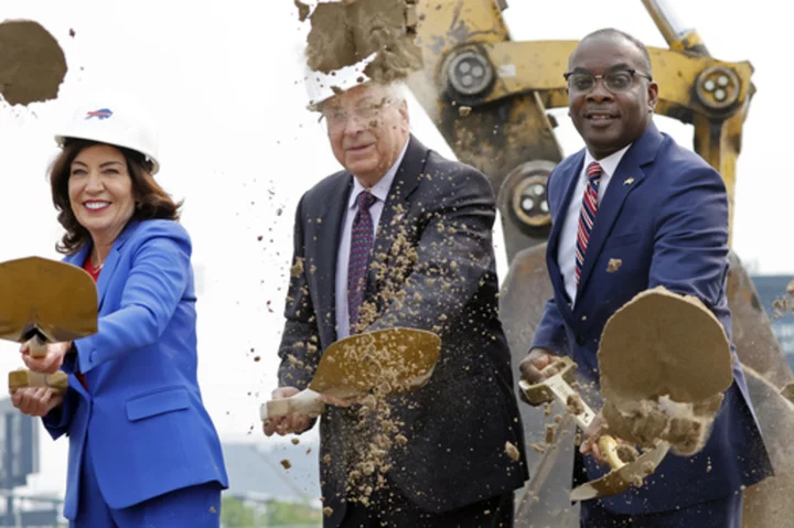 Buffalo Bills break ground on new $1.54 billion stadium