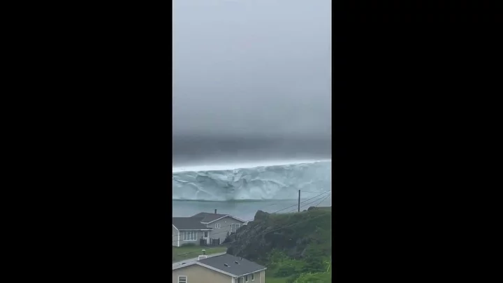 Giant iceberg drifts off coast of Canada: 'Looks like the backdrop for a scary movie'