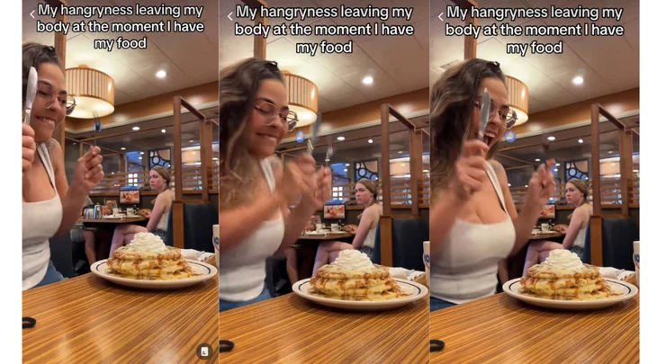 Viral pancake woman criticised for leaving racist comment under her TikTok video