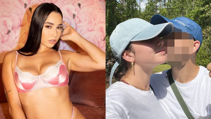 OnlyFans model who sleeps with women insists she's not unfaithful to her fiancé