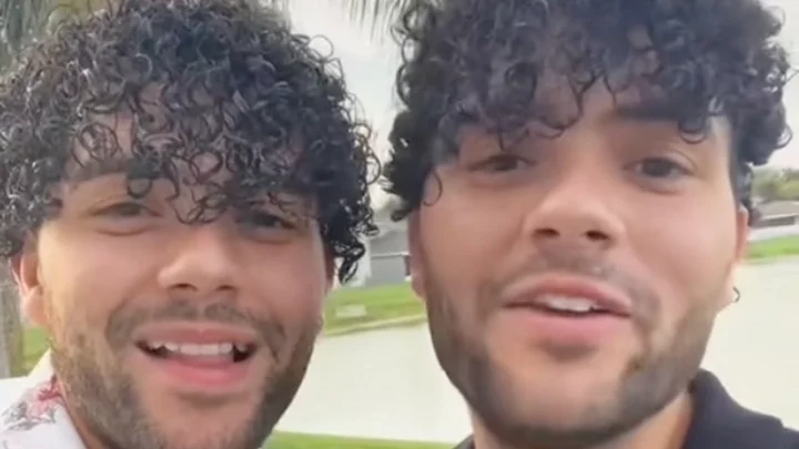 'Twin cousins' explain how they are also brothers thanks to their identical parents