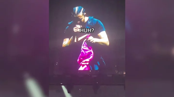 Drake left speechless as biggest bra yet thrown at him during concert