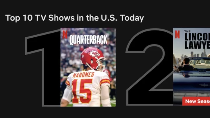 'Quarterback' Edges out 'The Lincoln Lawyer' For Top Spot on Netflix US TV Shows List