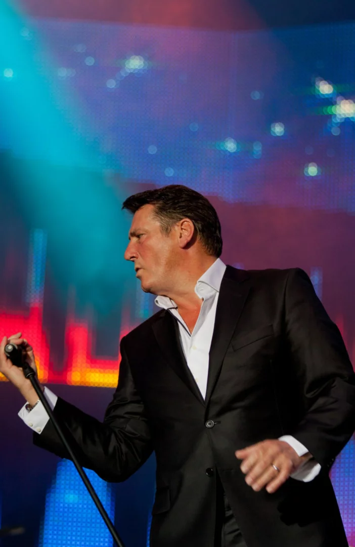 Tony Hadley used to get pelted by cookies on stage