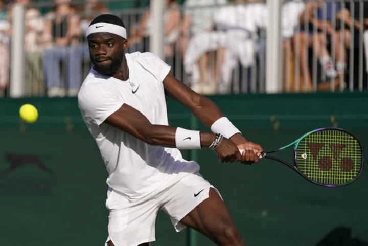 Frances Tiafoe sends footwear message to Travis Scott at Wimbledon