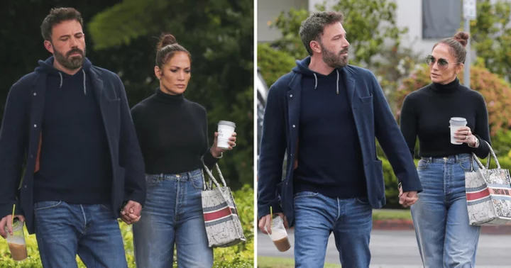 Trouble in Paradise? Ben Affleck looks miserable as he slams car door in Jennifer Lopez’s face