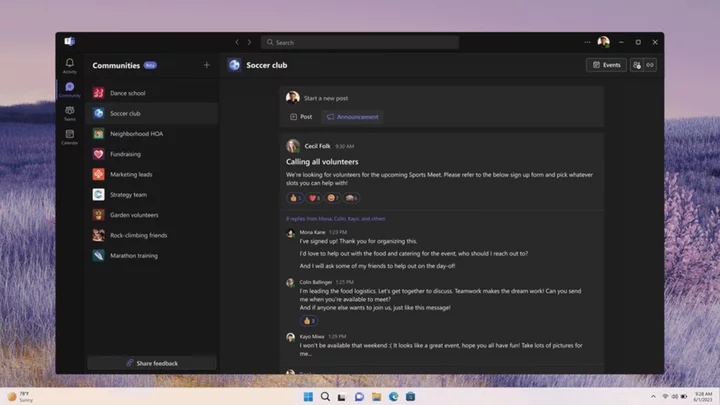 Microsoft Teams on Windows 11 Gets Discord-Like Communities Feature