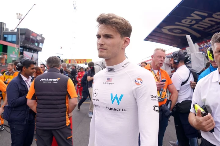 American Logan Sargeant to remain with Williams for 2024 season