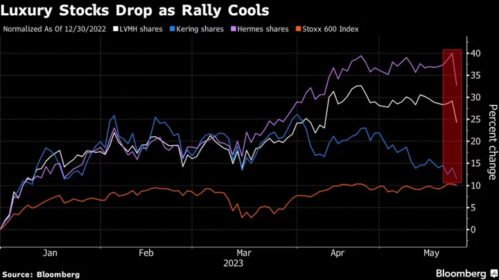 Luxury Stocks Take $30 Billion Hit as LVMH, Hermes Lead Slump