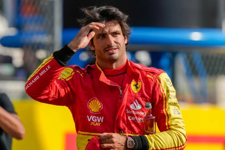 Ferrari’s Carlos Sainz gets goosebumps after landing pole for Italian Grand Prix