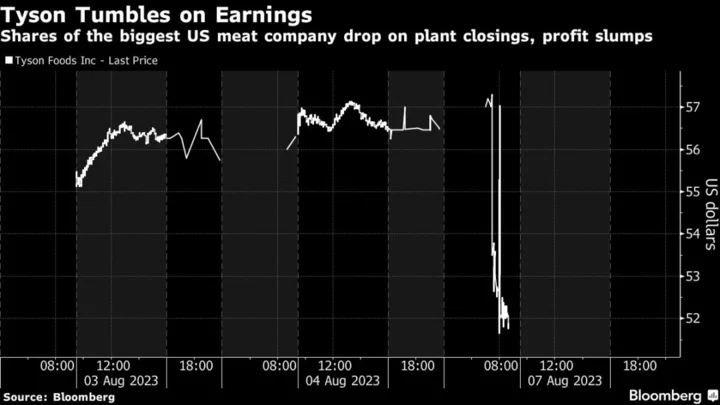 Tyson Foods to Shut More US Chicken Plants After Profit Drop