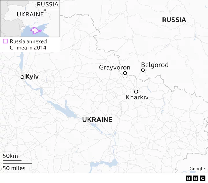 Ukraine war: Fleeing Belgorod residents told to stay away