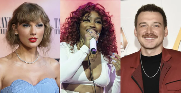 Morgan Wallen tops Apple Music's 2023 song chart while Taylor Swift and SZA also top streaming lists