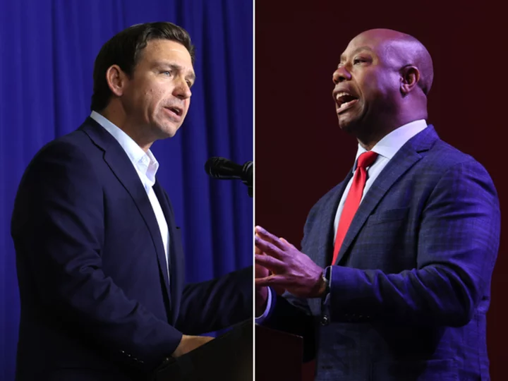 Ron DeSantis and Tim Scott test whether Republicans want a brawler or uniter