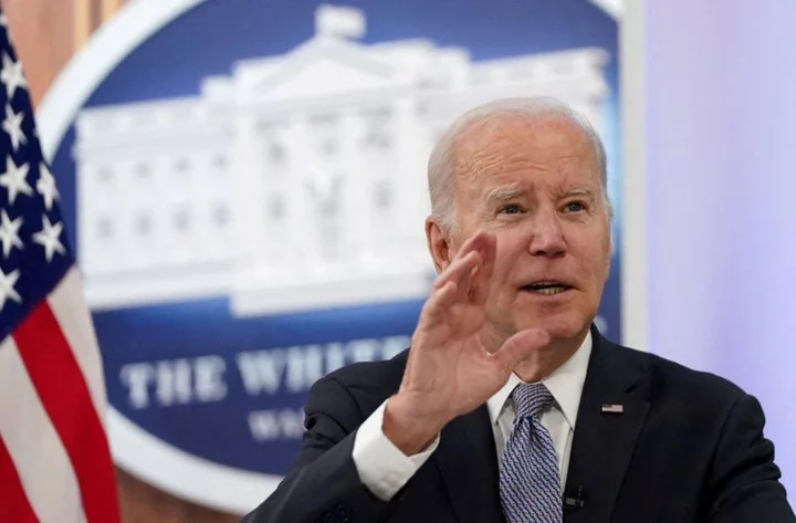 Biden campaign will not concentrate on Trump's legal woes, aide says