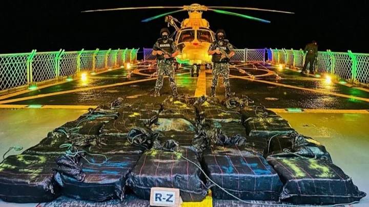 Mexico seizes 9700lbs of cocaine after wild helicopter and boat chase in the Pacific