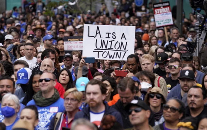 Hollywood actors guild votes to authorize strike, as writers strike continues