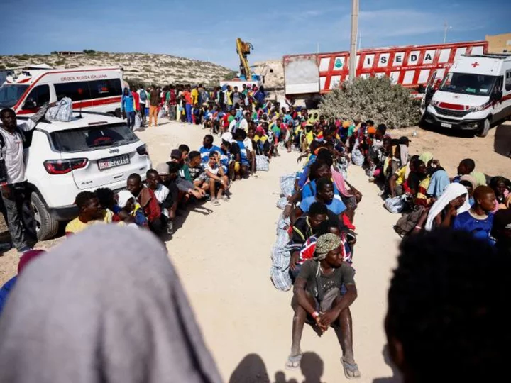 7,000 people arrive on Italian island of 6,000 as migrant crisis overwhelms Lampedusa