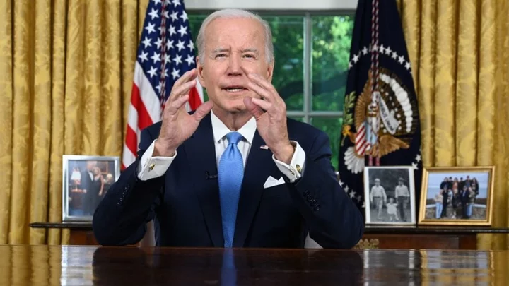 Biden hails debt ceiling deal as 'crisis averted'