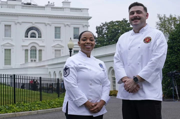 Jill Biden hosts military chefs crowned 'Chopped' champs for guest stint in White House Navy Mess