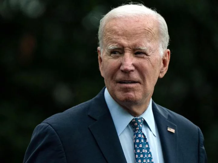 Biden makes a historic trip to Michigan to walk the picket line to show solidarity with striking UAW -- and counter Trump