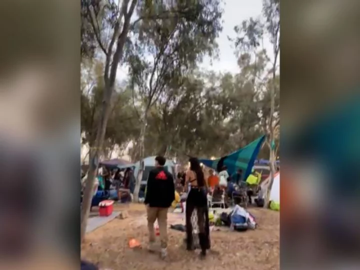 Desert horror: Music festival goers first took cover from rockets, then Gaza militants began firing on them