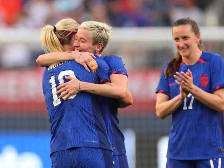 US Women's National Team victorious in Megan Rapinoe's final match