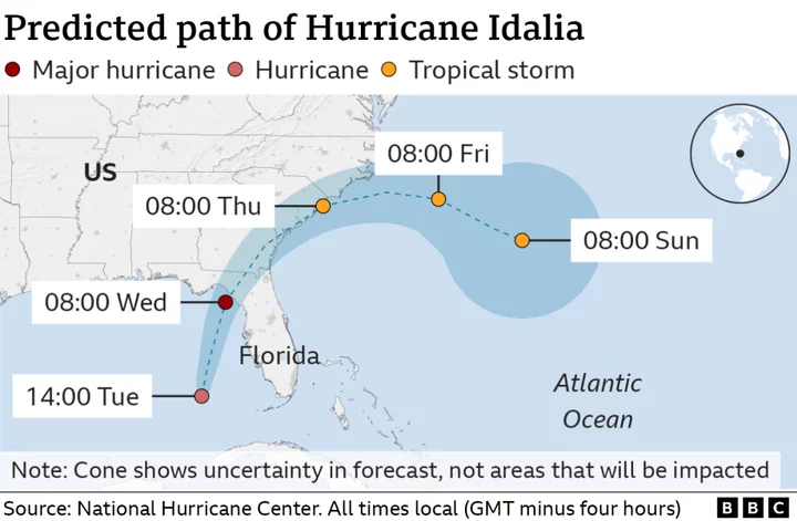 Hurricane Idalia: 'Life-threatening' flooding as storm batters Florida