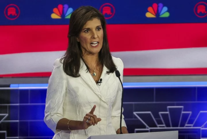 Republican 2024 hopeful Haley makes major ad buy after rival Scott quits race