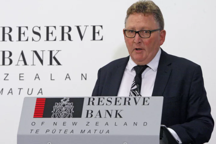 New Zealand's central bank raises key interest rate to 5.5% but signals next move will be a cut