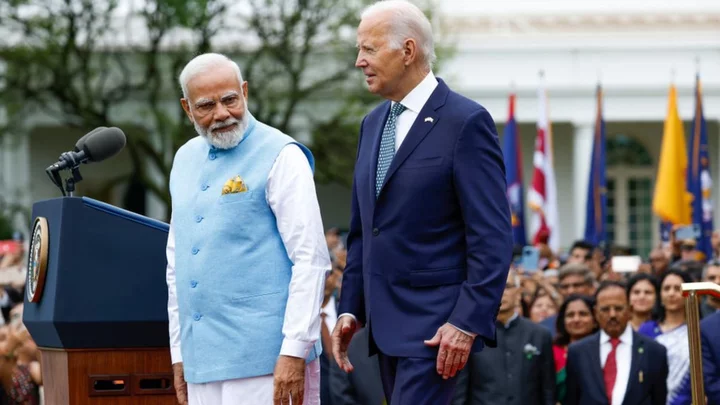 Joe Biden and Narendra Modi hail 'defining' US-India partnership