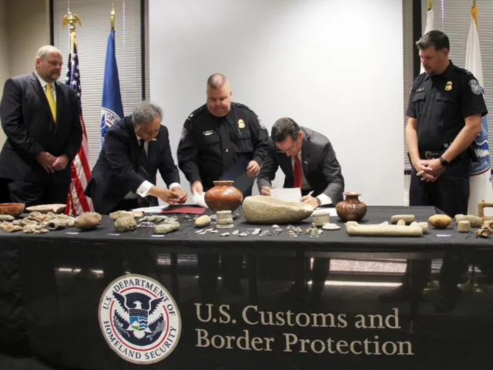 Hundreds of Mexican cultural artifacts were detained and returned to Mexico by US CBP