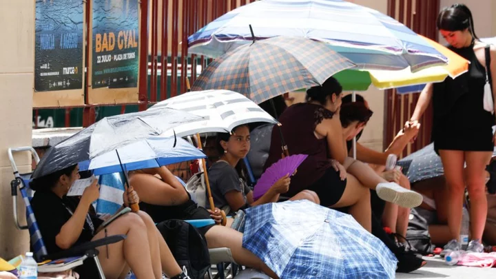 In pictures: Cerberus heatwave hits parts of Europe