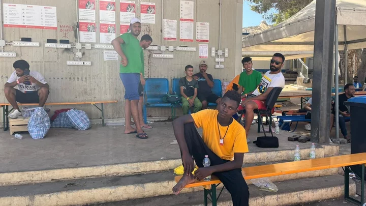 Lampedusa: Inside the camp at the heart of Europe’s migrant surge