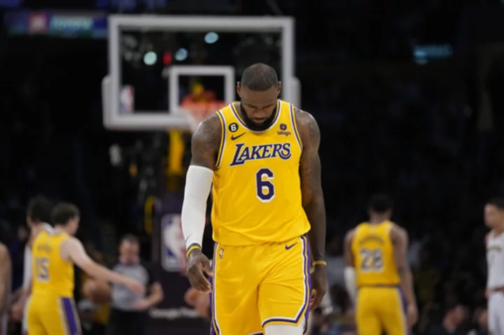 LeBron posts historic first half, questions future after Lakers eliminated