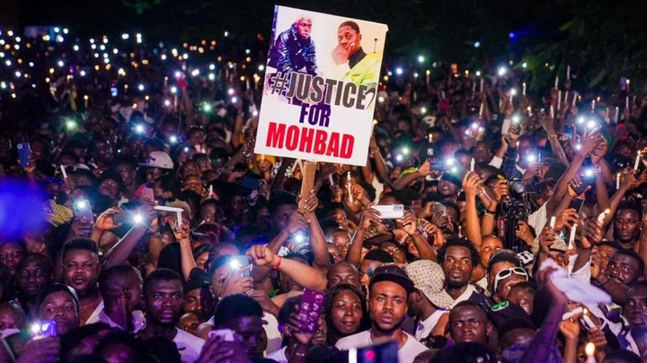 MohBad mourners teargassed at Nigeria's Lekki toll gate after Lagos concert