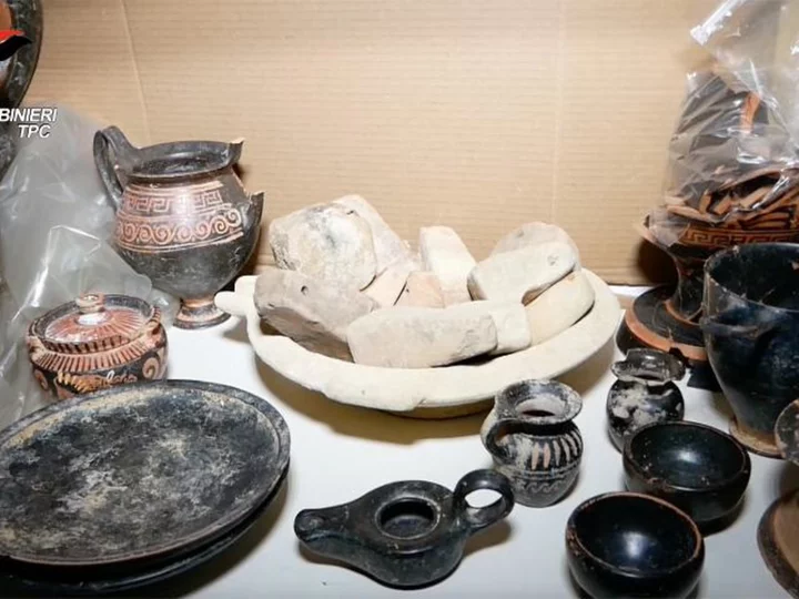 Thousands of stolen artifacts recovered by Italian police