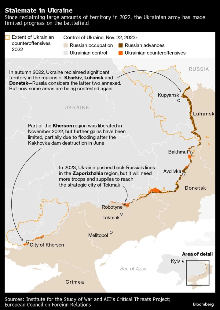 Kyiv’s Harsh Winter Deepens Gloom Over Battlefield Failures