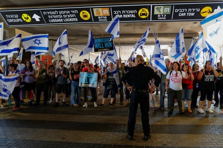 Protesters close Israeli seaport, eye airport as judicial crisis simmers