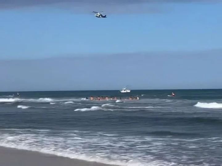 1 person dies and more than a dozen swimmers are rescued after rip current warnings along the New Jersey Shore over Labor Day weekend