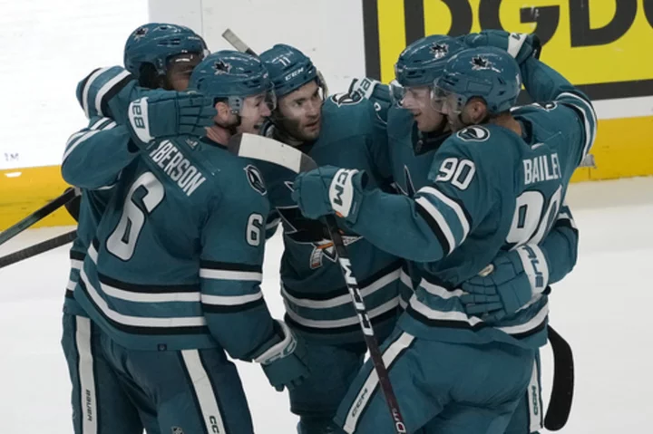 Luke Kunin scores go-ahead power play goal as Sharks beat Capitals 2-1