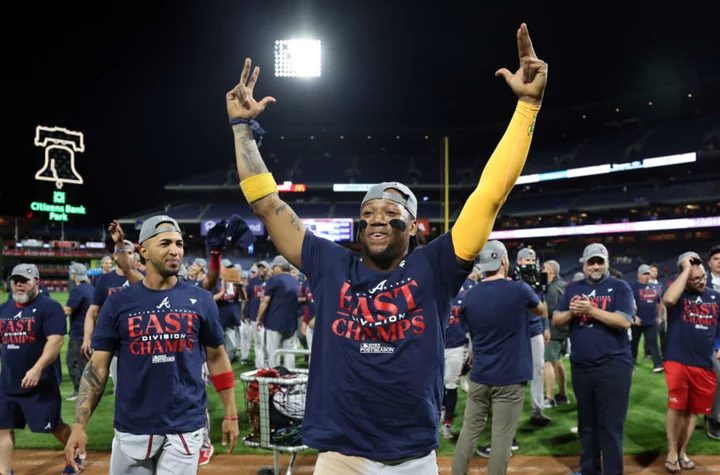 Ronald Acuña Jr. gets drunk off boos from Phillies fans amid Braves NL East celebration