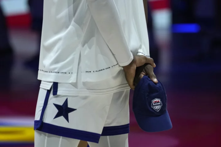 There's a tradition in Basketball World Cup play. Pregame handshakes often include gifts