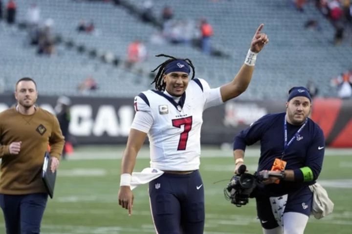 QB Stroud continues to shine for Texans, leads another game-winning drive