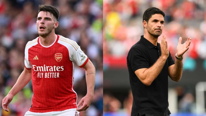 Mikel Arteta on Declan Rice's potential new role at Arsenal