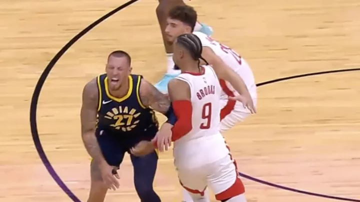 Dillon Brooks Ejected From First Game With Rockets After Hitting Daniel Theis in the Nuts